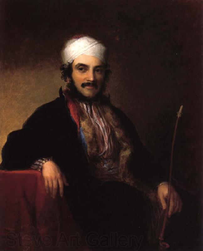 Asher Brown Durand Portrait of Isaac Edrebi of Morocco France oil painting art